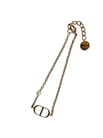 Christian Dior Christian Dior Petite CD Chain Bracelet, Gold Color, B1310PTCRS D301, Women's Accessory (view 1)