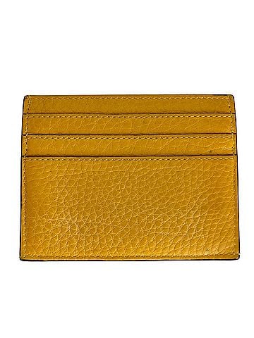 Fendi FENDI Leather Baguette Card Bi-fold Wallet/Coin Case 8M0423 (with box) - Yellow Women's (view 2)