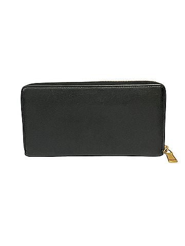 Yves Saint Laurent YVES SAINT LAURENT Cassandra Leather Round Zip Long Wallet, Black, Women's (view 2)