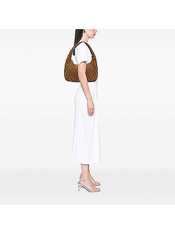 Miu Miu Large Matelasse Suede Wander Bag (view 2)