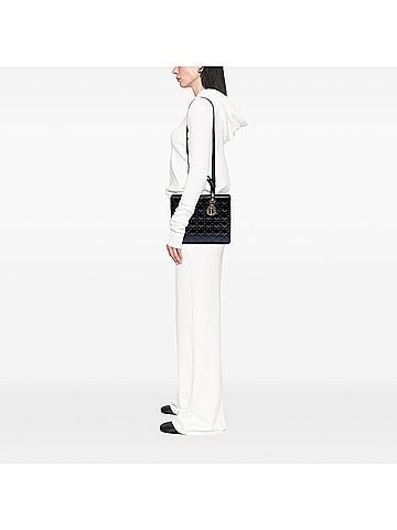 Dior Large Patent Cannage Lady Dior (view 2)