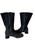 La Canadienne 100% Suede Black Boots Size 8 1/2 - photo 2
