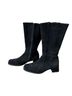 La Canadienne 100% Suede Black Boots Size 8 1/2 - photo 1