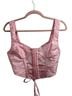 For Love & Lemons 100% Polyester 98% Recycled Polyester 2% Spandex Floral Pink Tank Top Size S - photo 1