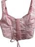 For Love & Lemons 100% Polyester 98% Recycled Polyester 2% Spandex Floral Pink Tank Top Size S - photo 4