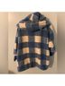 Hatch Checkered-gingham Blue Ivory Coat Size XXS - photo 6