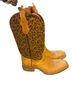 Circle G Leopard Print Brown Multi Color Boots Size 5 1/2 - photo 2