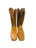 Circle G Leopard Print Brown Multi Color Boots Size 5 1/2 - photo 1
