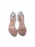 Aquazzura 100% Leather Silver Sandals Size EU 38 - photo 11