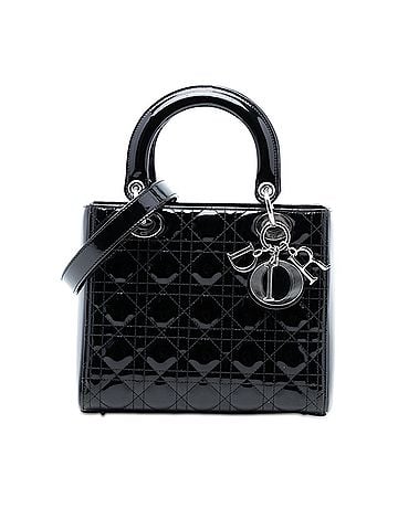 Dior Medium Patent Cannage Lady Dior (view 1)