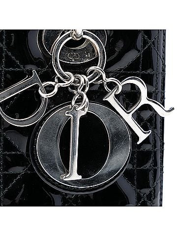 Dior Medium Patent Cannage Lady Dior (view 2)