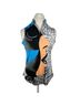 Jamie Sadock Graphic Solid White Blue Tank Top Size S - photo 4