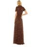Mac Duggal 100% Polyester Brown Burgundy Cocktail Dress Size 20 - photo 2