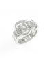 Hermès 100% 18k White Gold Multi Color Hermes diamond ring One size - photo 1