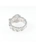 Hermès 100% 18k White Gold Multi Color Hermes diamond ring One size - photo 3