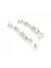 Chanel 100% Other White Chanel earrings One size - photo 3