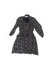 Aqua 100% Polyester Floral Black Pink Casual Dress Size M - photo 1