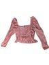 Ulla Johnson Pink Long Sleeve Blouse Size 12 - photo 2