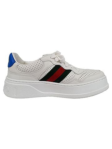 Gucci Gucci Chunky B Sneakers in White Leather (view 1)