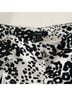 J.Crew 100% Polyester Print White Black Shorts Size 4 - photo 3