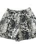 J.Crew 100% Polyester Print White Black Shorts Size 4 - photo 1
