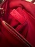 Title Unknown 100% Leather Brown Red Leather Tote One size - photo 7