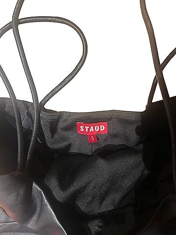 STAUD buzz faux leather  Cocktail Dress (view 2)