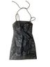 STAUD 100% Polyester 100% Polyester 100% Polyester Black Cocktail Dress Size S - photo 1