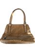 B Makowsky 100% Gauze 100% Gauze Brown Leather Satchel One size - photo 1