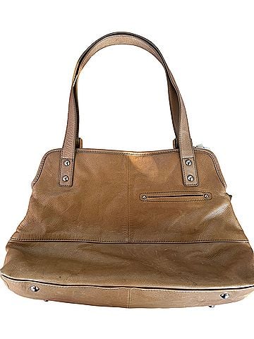 B Makowsky Leather Satchel (view 2)