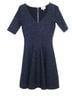 Milly Solid Multi Color Blue Cocktail Dress Size S - photo 1