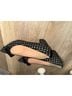 J.Crew 100% Tweed Checkered-gingham Black White Heels Size 10 1/2 - photo 8