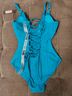TA3 Solid Teal One Piece Swimsuit Size S - photo 6