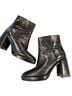 Tory Burch 100% Leather Black Gold Ankle Boots Size 8 1/2 - photo 2