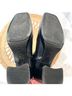 Tory Burch 100% Leather Black Gold Ankle Boots Size 8 1/2 - photo 7