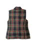 Talbots Plaid Red Blue Vest Size M - photo 2