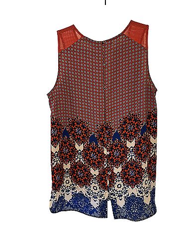 Pale Sky Sleeveless Blouse (view 2)