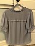 Pleione Gray Blouse Size M - photo 6