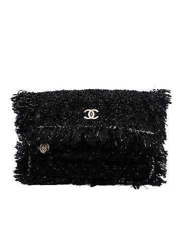 Chanel Paris Cosmopolite Tweed Fringe Clutch (view 1)