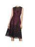 BCBGMAXAZRIA 100% Polyester Floral Black Pink Cocktail Dress Size 4 - photo 5
