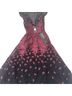 BCBGMAXAZRIA 100% Polyester Floral Black Pink Cocktail Dress Size 4 - photo 2