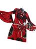 Calvin Klein Floral Red Black Casual Dress Size 4 - photo 2
