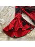 Calvin Klein Floral Red Black Casual Dress Size 4 - photo 4