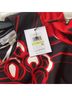 Calvin Klein Floral Red Black Casual Dress Size 4 - photo 5
