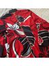 Calvin Klein Floral Red Black Casual Dress Size 4 - photo 7
