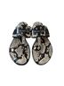 Tory Burch Snake Print Black Multi Color Sandals Size 7 - photo 1