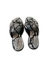 Tory Burch Snake Print Black Multi Color Sandals Size 7 - photo 2