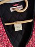 Free People Floral Solid Red Black Vest Size M - photo 4