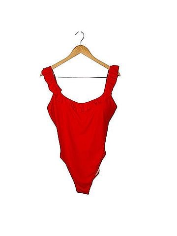 J.Crew Ruffled scoopback One-piece Swimsuit One Piece Swimsuit (view 1)
