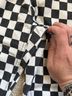 Current Mood Checkered-gingham Black White Casual Pants Size M - photo 7